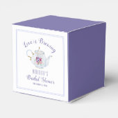 Liefde is in de lucht Bruidsfeest Tea Party Bedankdoosjes (Achterkant)