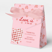 Liefde Is In De Lucht Bruidsfeestje Valentijnsdag Bedankdoosjes (Voorkant Zijde)