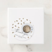 Liefde is in de lucht Bruidsjurk Shower Bedankt Bedankjes Labels (In situ)