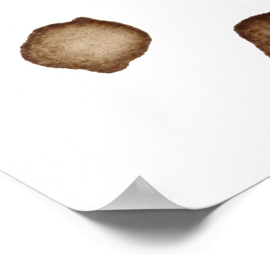 Liefde is in de lucht! Bruiloft koffieborrel welko Poster (Hoek)