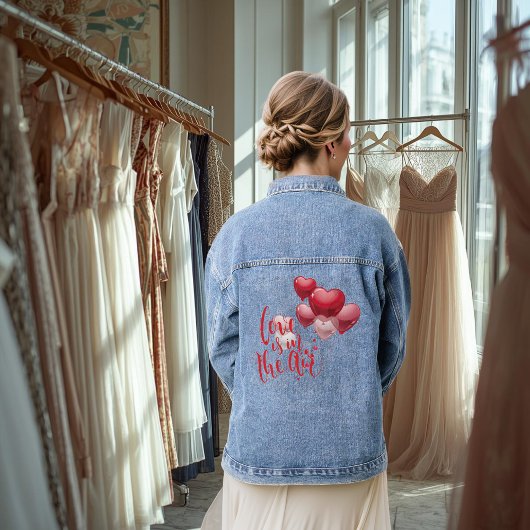 Liefde Is In De Lucht Denim Jas Jacket