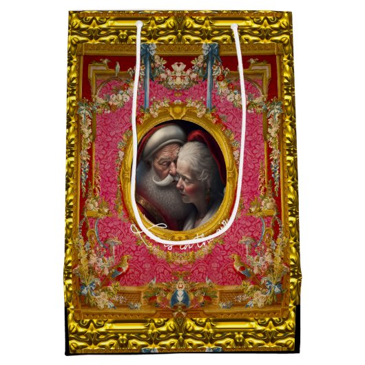 Liefde is in de lucht Dit seizoen Medium Cadeauzakje (Achterkant)