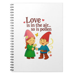 Liefde is in de lucht… En ook stuifmeel kabouter Notitieboek