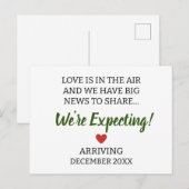 Liefde is in de lucht en we hebben een grote nieuw briefkaart (Voorkant / Achterkant)