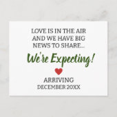 Liefde is in de lucht en we hebben een grote nieuw briefkaart (Voorkant)