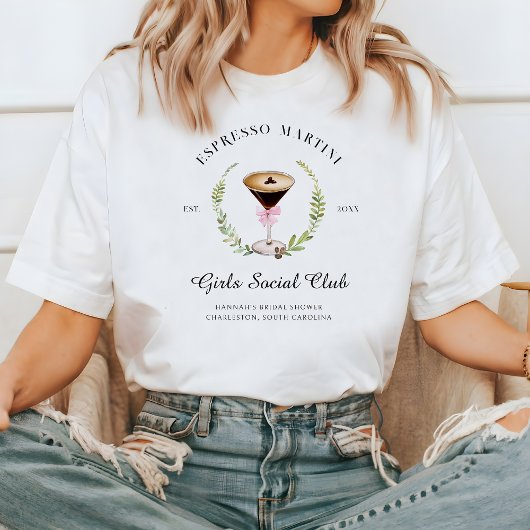 Liefde is in de lucht | Espresso Martini Bachelore T-shirt