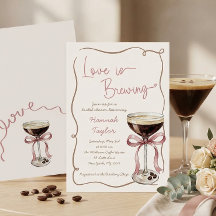 Liefde is in de lucht Espresso Martini Bruidsdiner