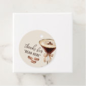 Liefde is in de lucht Espresso Martini Bruidsfeest Bedankjes Labels (In situ)