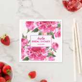 Liefde is in de lucht florale valentijn Vrijgezell Servet (Insitu)