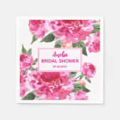 Liefde is in de lucht florale valentijn Vrijgezell Servet (Voorkant)