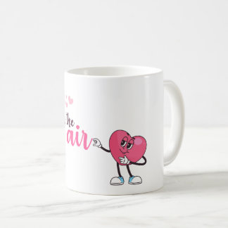 Liefde Is In De Lucht – Illustratie Van Hartelijk  Koffiemok