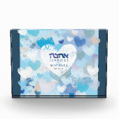 LIEFDE IS IN DE LUCHT Joods Bruiloft Jubileum Fotoblokken (Voorkant)