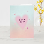 Liefde Is In De Lucht Kaart (Gele Bloem)