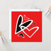 Liefde Is In De Lucht Kaart (Voorkant / Achterkant in situ)