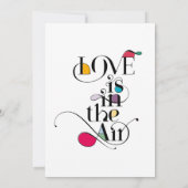 Liefde is in de lucht kaart (Achterkant)