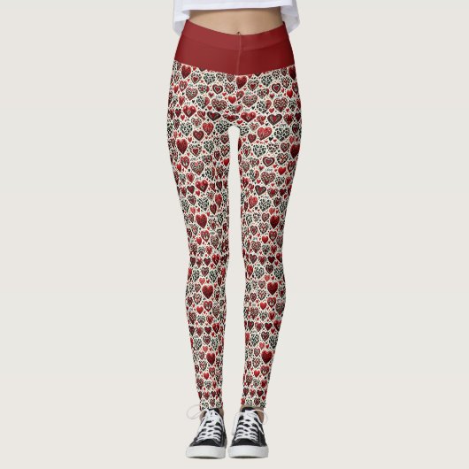 Liefde is in de lucht leggings (Voorkant)