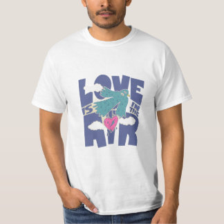 Liefde Is In De Lucht – Mooie Vogel & Hart Romanti T-shirt