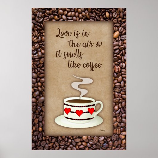 Liefde is in de lucht - Poster (Voorkant)