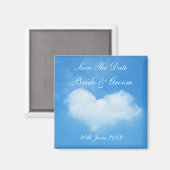 Liefde is in de lucht, red de datum magneet (Voorkant / Achterkant)