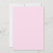 Liefde is in de lucht rood en roze vrijgezellenfee kaart (Achterkant)