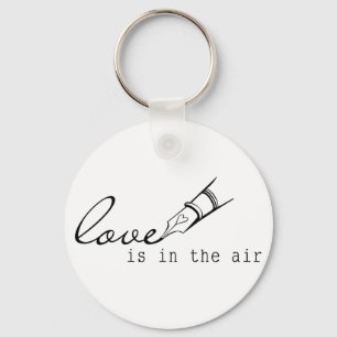 liefde is in de lucht sleutelhanger