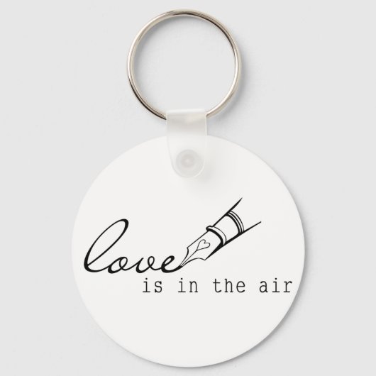 liefde is in de lucht sleutelhanger (Voorkant)