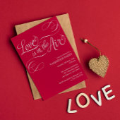 "Liefde is in de lucht" Stijlvolle Valentijnsdag P Kaart