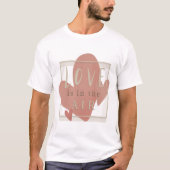 liefde is in de lucht t-shirt (Voorkant)