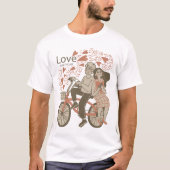 liefde is in de lucht t-shirt (Voorkant)