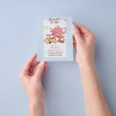 Liefde is in de lucht! Theepartij VERJAARDAGSFEEST Flyer (Hand)