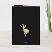 Liefde is in de lucht 'Tis het seizoen Kerstmis   Kaart (Achterkant)