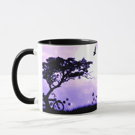 " liefde is in de lucht " , twee mok . (Links)