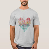 Liefde is in de lucht: Valentijn T-Shirt (Voorkant)