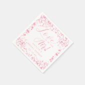 Liefde Is In De Lucht Valentijnsdag Bruidsborrel Servet (Hoek)