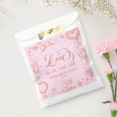 Liefde Is In De Lucht Valentijnsdag Bruidsfeest Bedankzakje (Gezegeld)