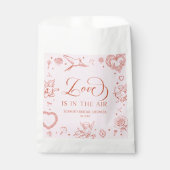 Liefde Is In De Lucht Valentijnsdag Bruidsfeest Bedankzakje (Voorkant)