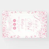 Liefde Is In De Lucht Valentijnsdag Bruidsfeest Spandoek (Horizontaal)