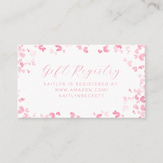 Liefde Is In De Lucht Valentijnsdag Bruidsuitnodig Informatiekaartje (Voorkant)