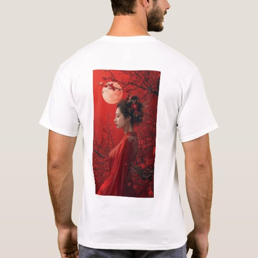 Liefde is in de lucht - Valentijnsdag hart T-shirt (Achterkant)