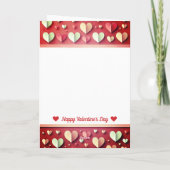 Liefde is in de lucht" Valentijnsdag Kaart (Achterkant)