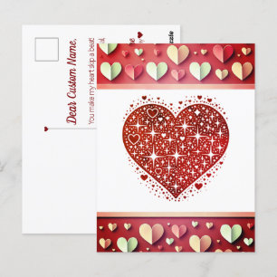 Liefde is in de lucht" Valentijnsdag Kaart