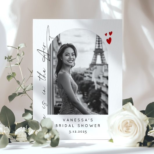 Liefde is in de lucht Vrijgezellenfeest foto Welko Poster