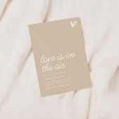Liefde is in de lucht Vrijgezellenfeest Uitnodigen Kaart