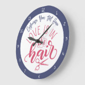 Liefde is in het haar Quote Barber Beauty Salon Grote Klok (Hoek)