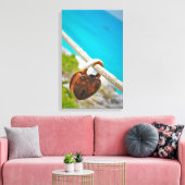 Liefde is ingesloten. canvas afdruk (Insitu (Woonkamer))