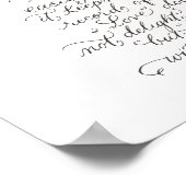 Liefde is inspirerend verses-typografie voor patië poster (Hoek)