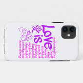Liefde is ... iPhone Case-Mate, aanpasbaar Case-Mate iPhone Case (Achterkant (horizontaal))