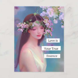 Liefde is je ware essentie | Fairy Like Angelic Briefkaart