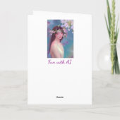 Liefde is je ware essentie | Fairy Like Angelic Kaart (Achterkant)