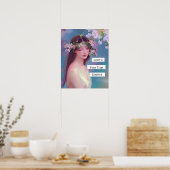 Liefde is je ware essentie | Fairy Like Angelic Poster (Keuken)